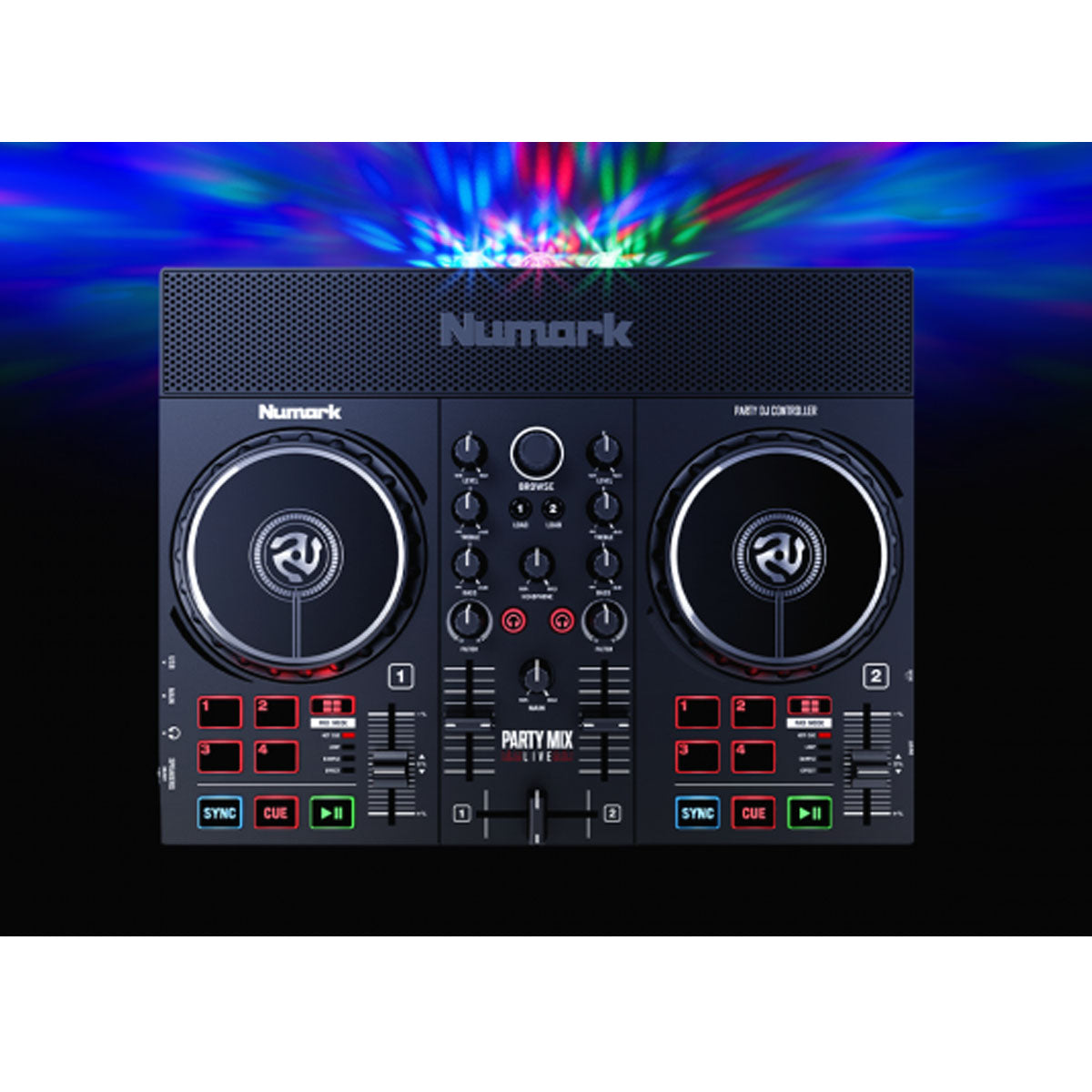 Numark Party Mix Live DJ System w/ Lights + Speaker - Buy Online 