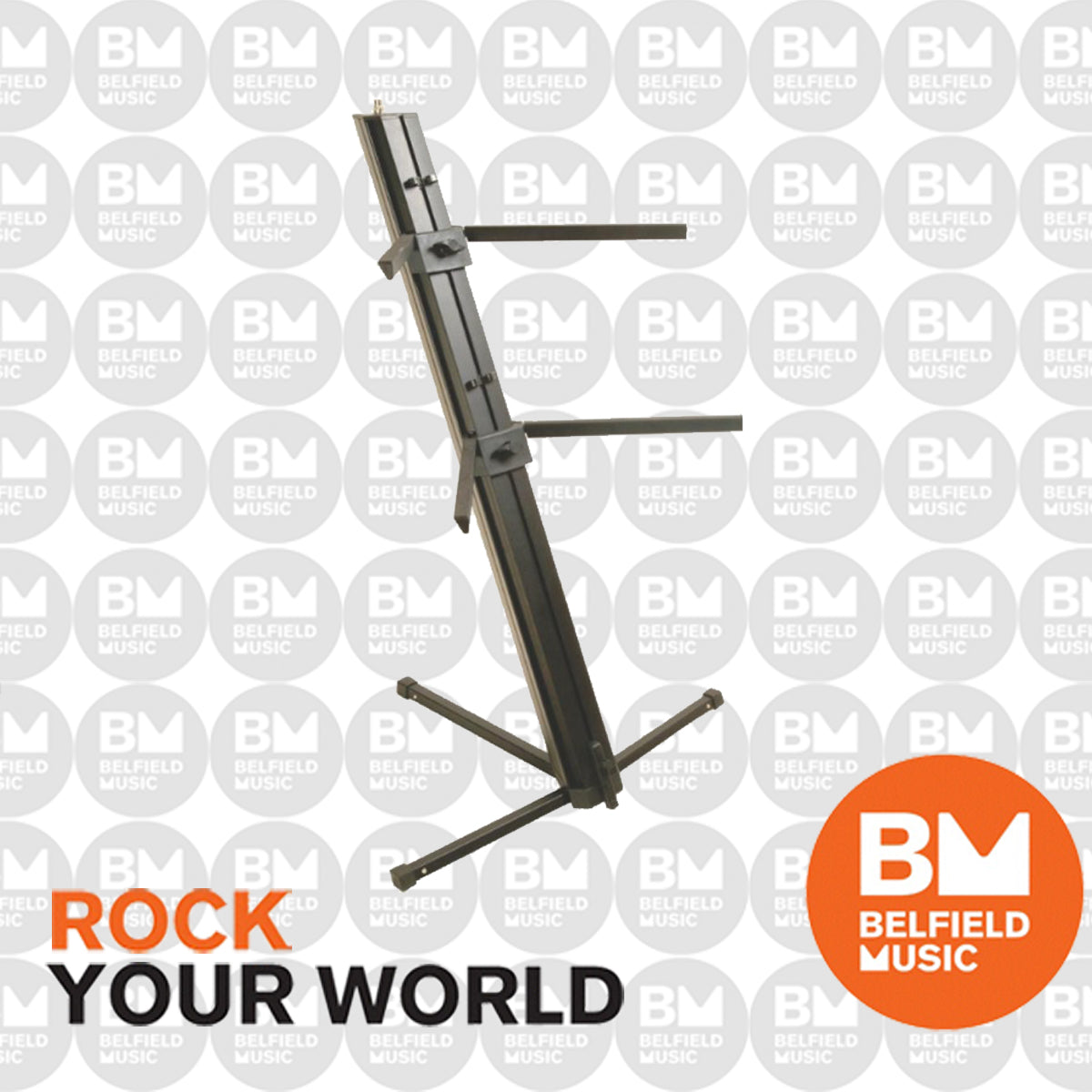 Column Key Stand On Stage KS9102 Column Keyboard Stand - Buy Online - Belfield Music