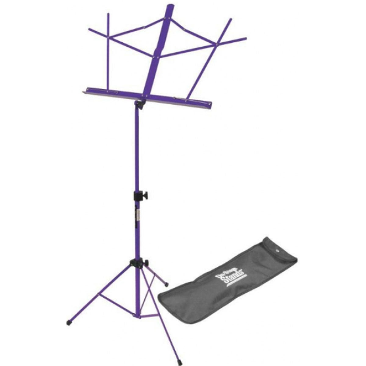 On Stage SM7122PB Purple Music Stand with Bag