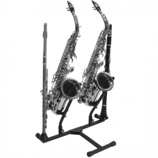 On Stage SXS7201B Double Sax Stand Buy Online Belfield Music