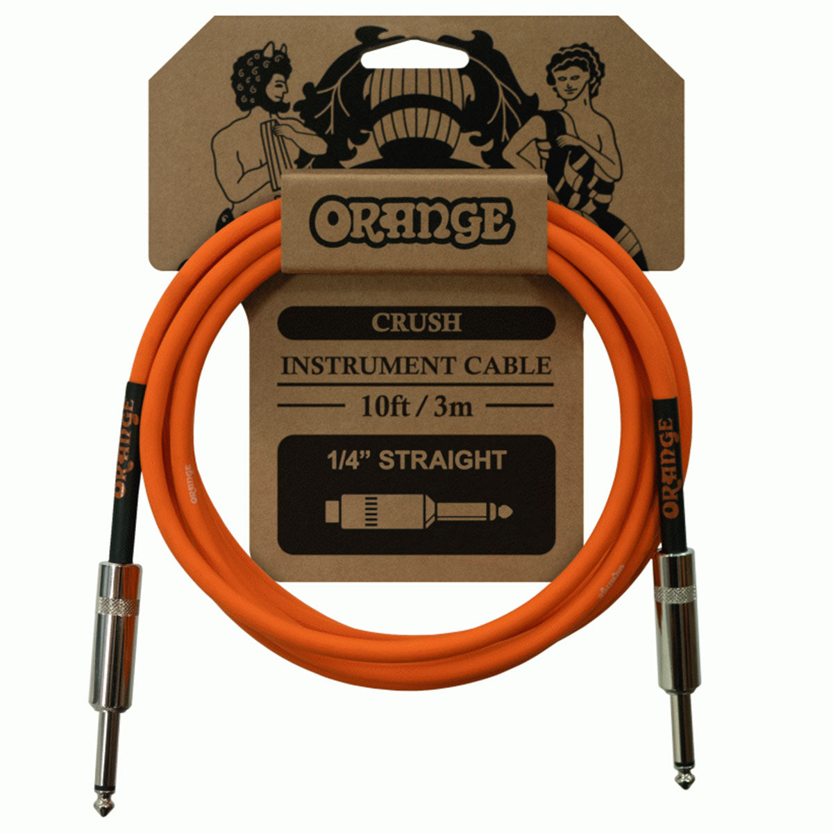 Orange CA034 Crush Guitar Cable 3m (10ft) Instrument Lead