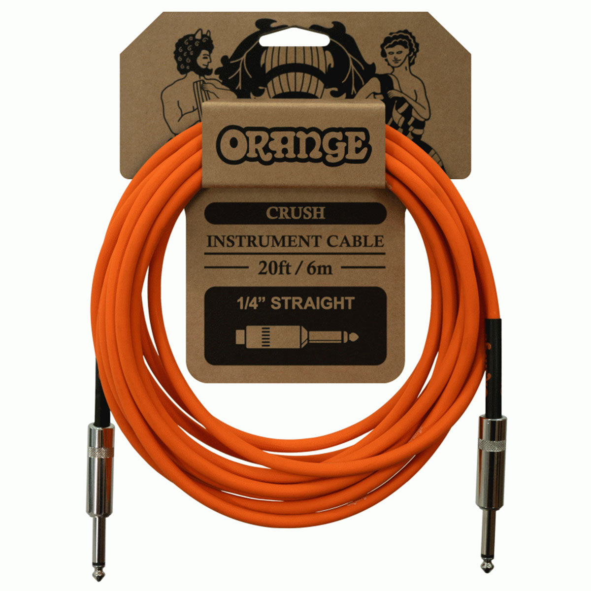 Orange CA036 Crush Guitar Cable 6m (20ft) Instrument Lead