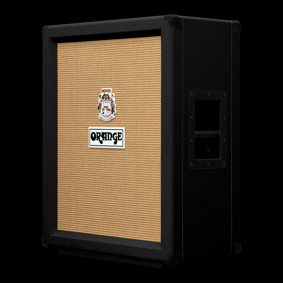 Orange PPC212V Guitar Cabinet Vertical 2x12inch Speaker Cab - Black