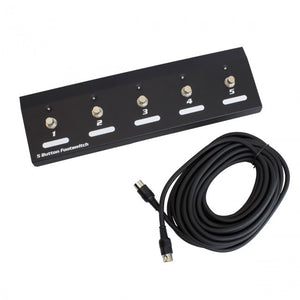 Peavey Midi Footswitch 5-Button Pedal
