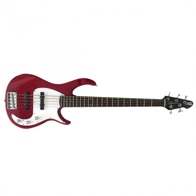 Peavey Milestone Series Bass Guitar 5-String Red