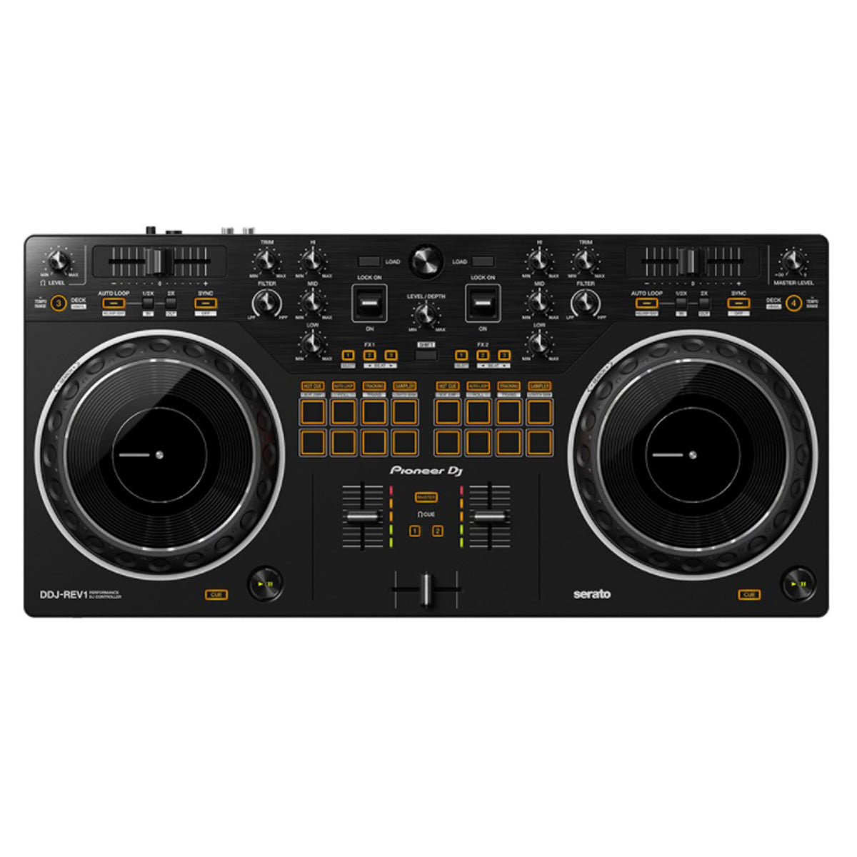 Pioneer DDJ-REV1 DJ Controller Scratch Style 2-Channel Serato - DDJREV1