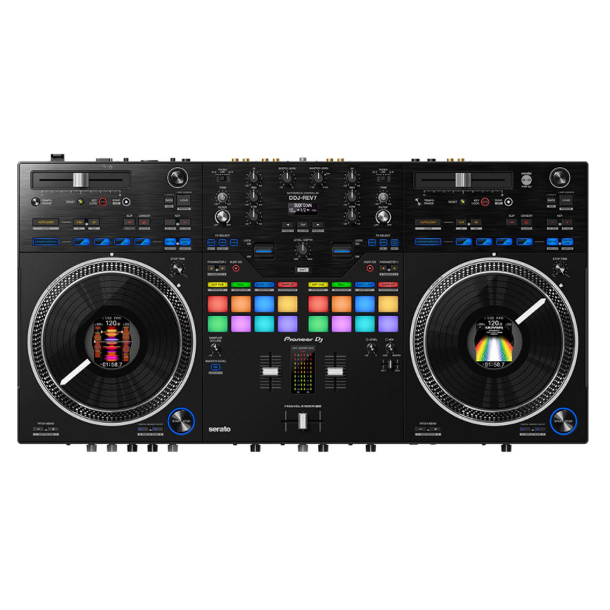 Pioneer DDJ-REV7 DJ Controller Professional Scratch Style 2-Channel Serato - DDJREV7