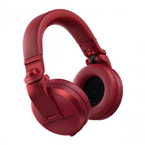 Pioneer HDJ-X5BT Over-ear DJ headphones w/ Bluetooth (Red)