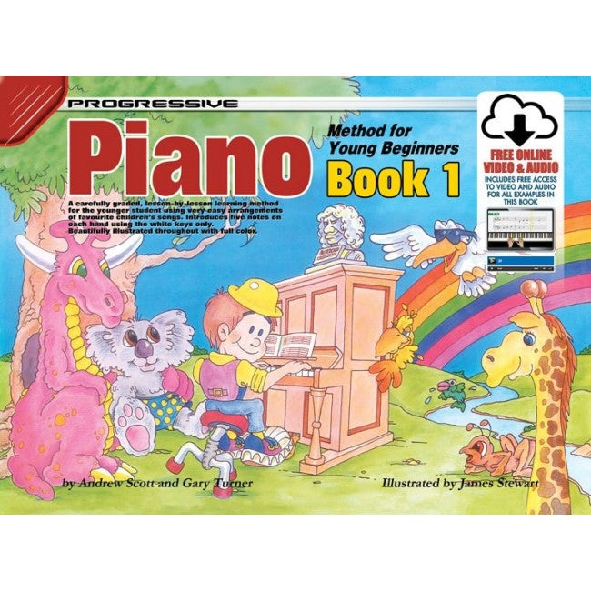 Progressive Books 18326 Young Beginner PIANO Book 1 KPYP1X