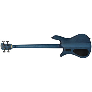 Spector Euro4 LX Bass Guitar Black & Blue Matte w/ EMGs - EURO4LXBBM