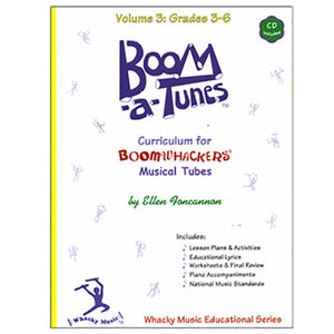 Boomwhackers Boom-A-Tunes Volume 3 Curriculum Book/CD