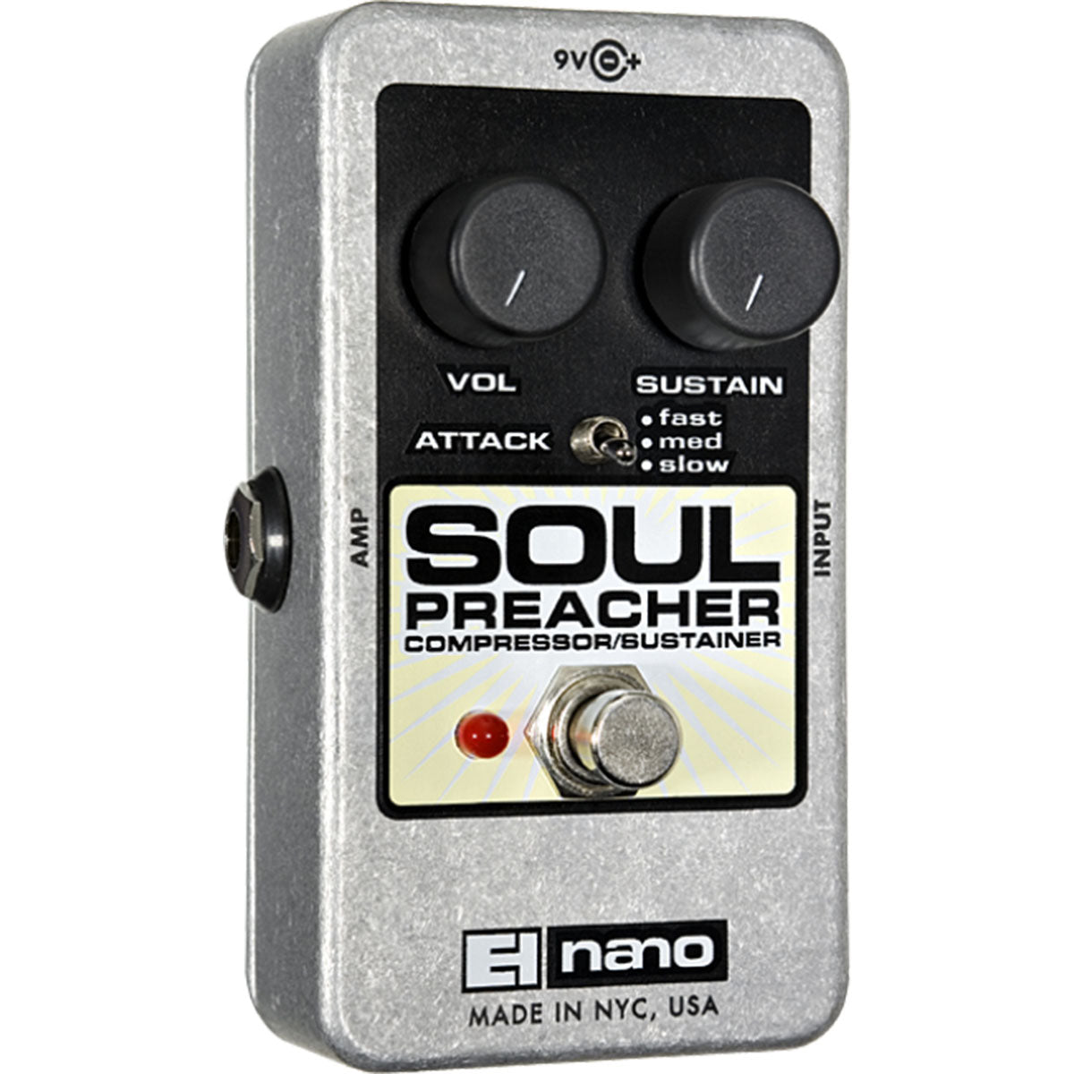 Electro-Harmonix EHX Nano Soul Preacher Compressor Sustainer Effects Pedal FX