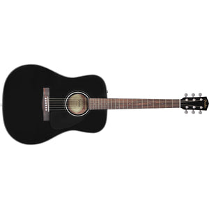 Fender CD-60 Acoustic Guitar Dreadnought V3 DS Black - 0970110506