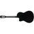 Fender CN-140SCE Classical Nylon Acoustic Guitar Black w/ Cutaway, Pickup & Case - 0970264306