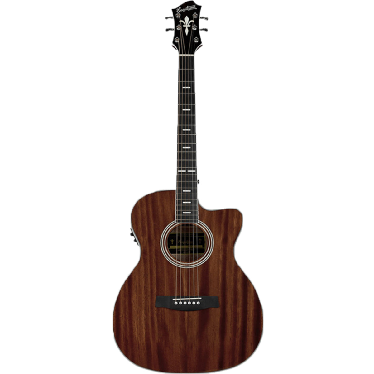 Hagstrom Mora II Series Acoustic Guitar Concert Mahogany w/ Pickup &amp; Cutaway