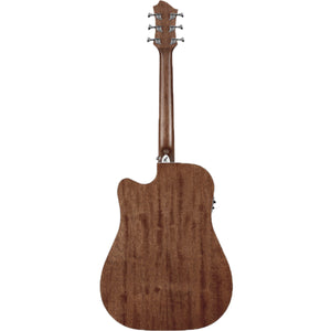 Hagstrom Mora II Series Acoustic Guitar Dreadnought Mahogany w/ Pickup & Cutaway