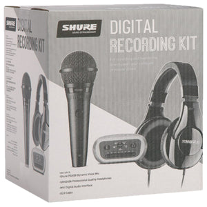 Shure Digital Recording Kit inc. PGA58 Microphone, XLR cable, MVi Interface & SRH240A Headphones
