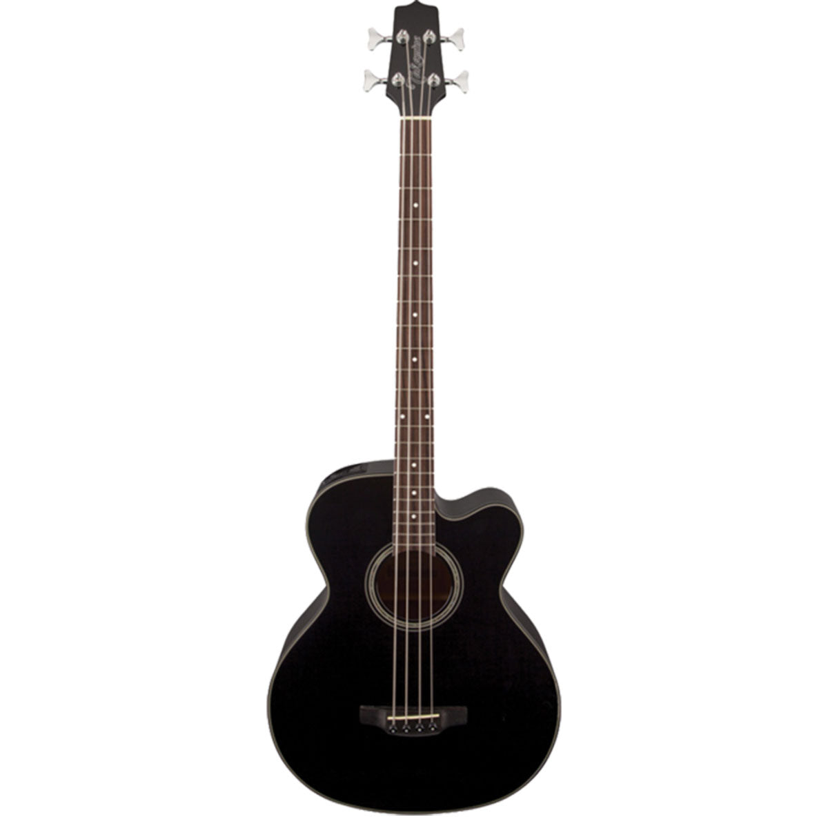 Takamine GB30 Series Acoustic Bass Guitar Black w/ Pickup & Cutaway - TGB30CEBLK