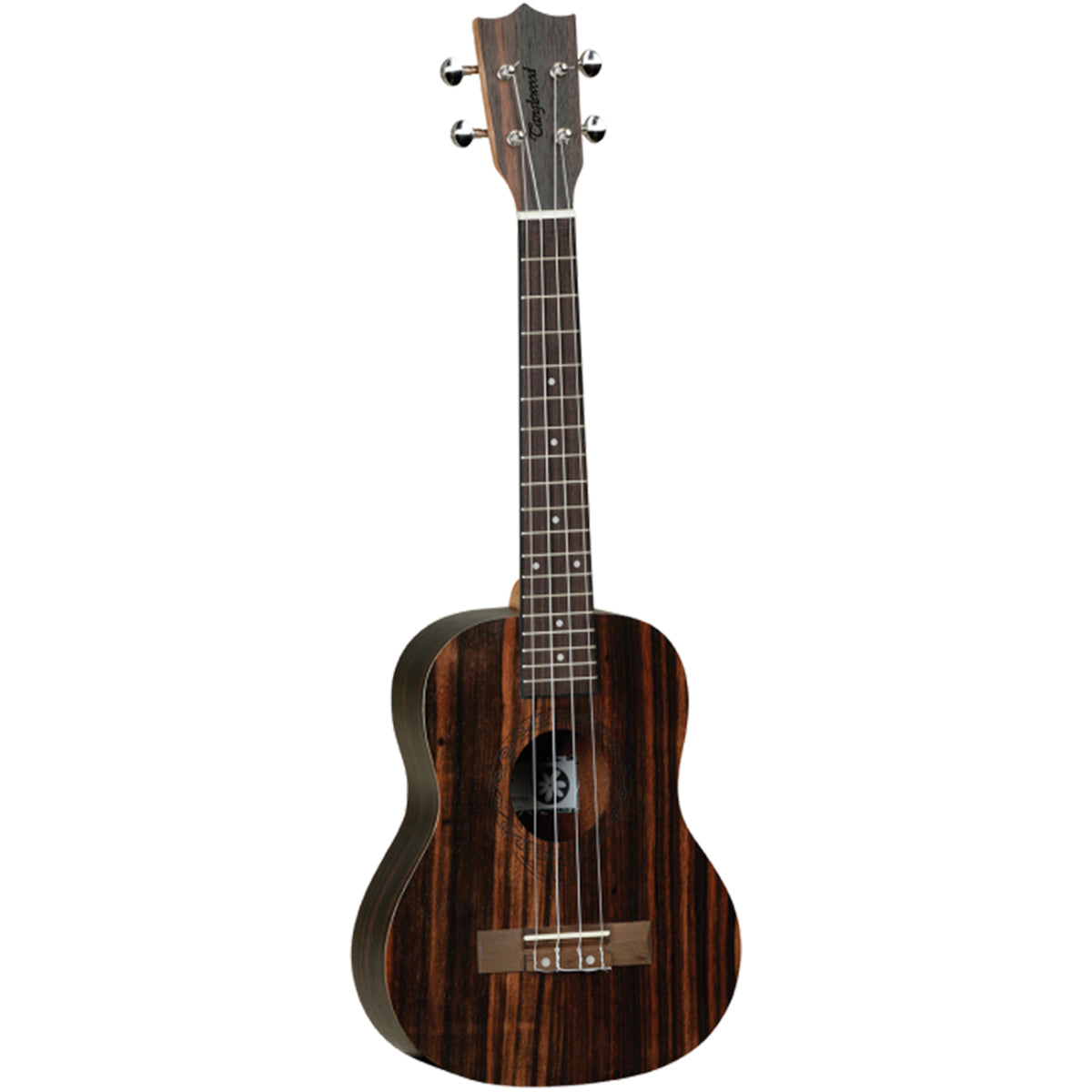 Tanglewood TWT19 Tiare Tenor Ukulele All Figured Ebony Uke w Bag