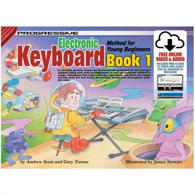 Progressive Books 18341 Young Beginner Keyboard Book 1 KPYE1X