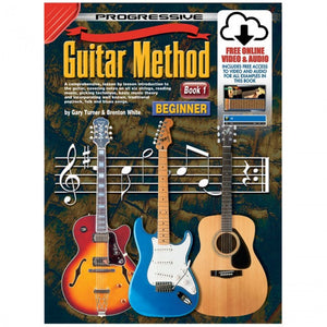 Progressive Books 54048 GUITAR METHOD for Beginners Book 1 KPGM1X