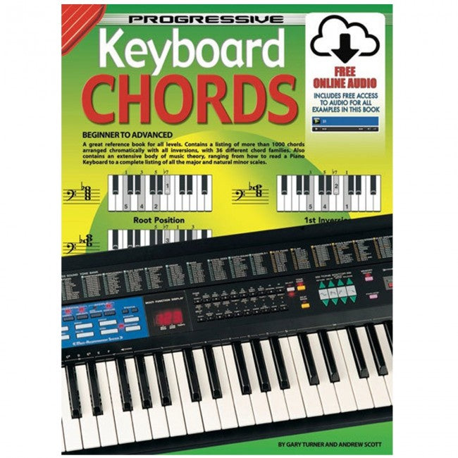 Progressive Books 69064 Keyboard Chords w/ Online Media - KPKCHX