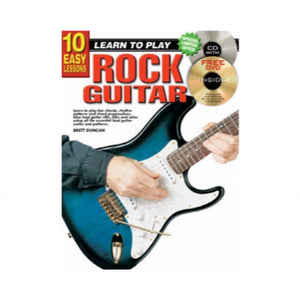 Progressive Books 69104 10 Easy Rock Guitar