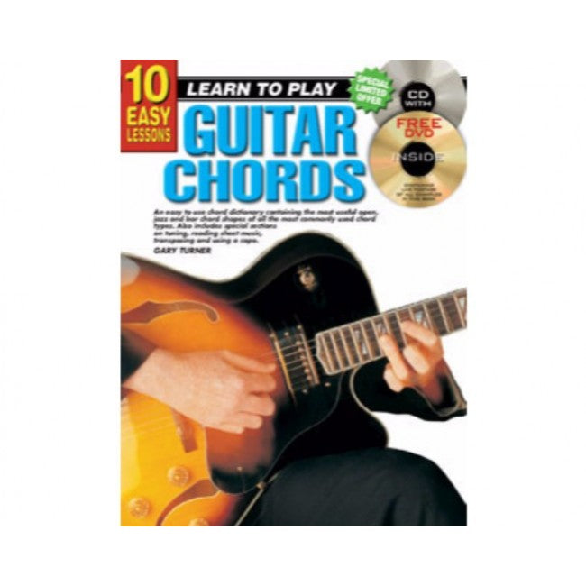 Progressive Books 69134 10 Easy Guitar Chords