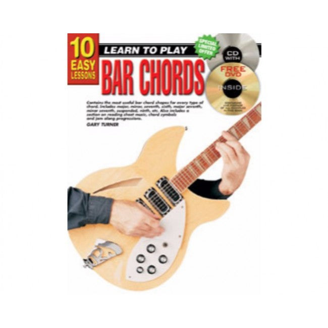 Progressive Books 69135 10 Easy Bar Chords