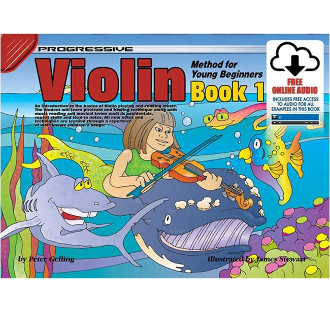 Progressive Books 69144 Young Beginner VIOLIN Book 1 KPYV1X