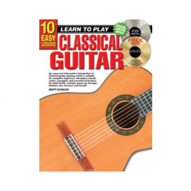 Progressive Books 69147 10 Easy Classic Guitar