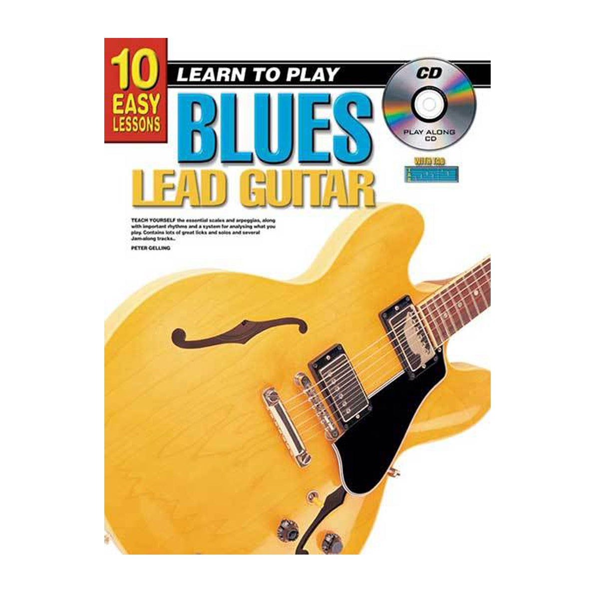 Progressive Books 69205 10 Easy Lessons Young Beginner Blues Lead Guitar Cd