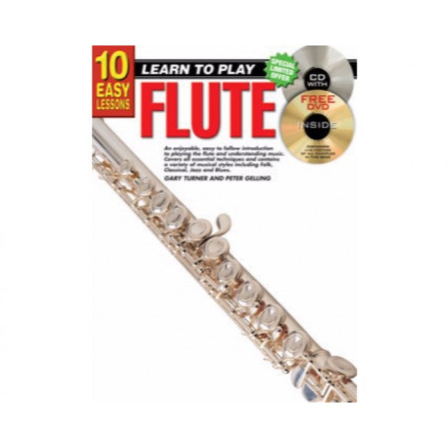 Progressive Books 69215 10 Easy Flute