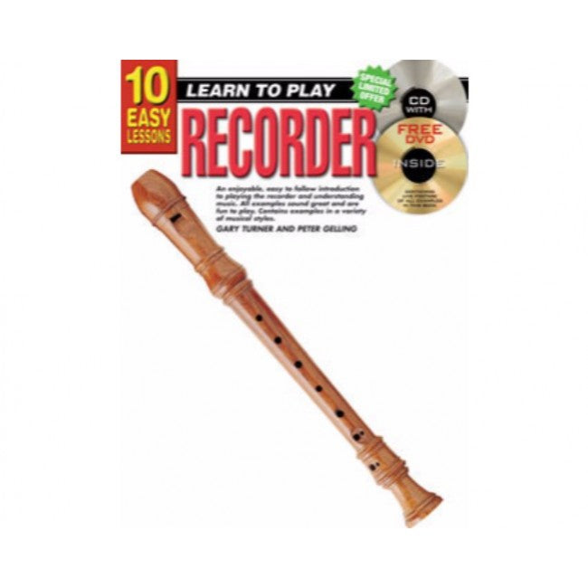 Progressive Books 69228 10 Easy Recorder