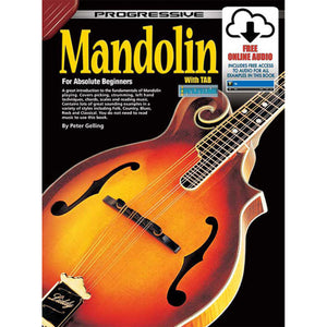 Progressive Books 69261 MANDOLIN Beginners Book Lessons KPMDX