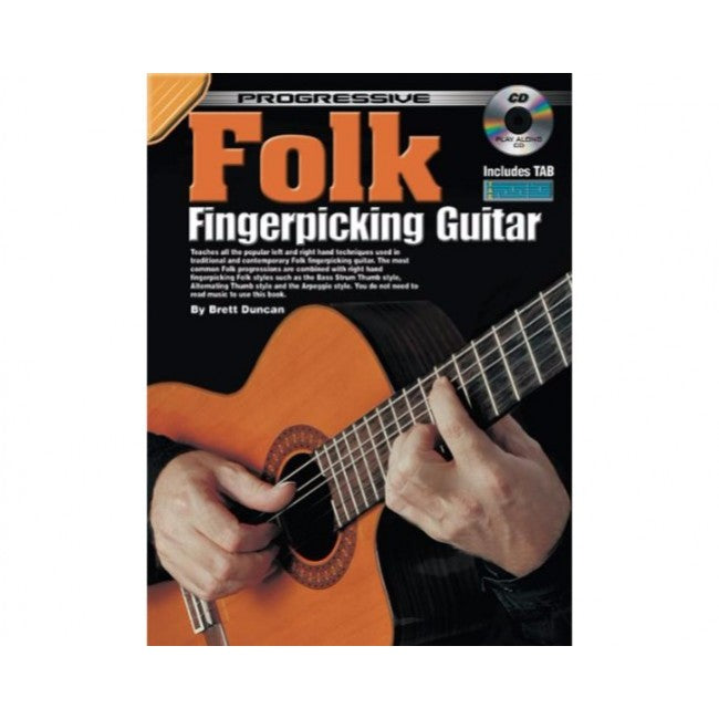Progressive Books 69375 Folk Guitar