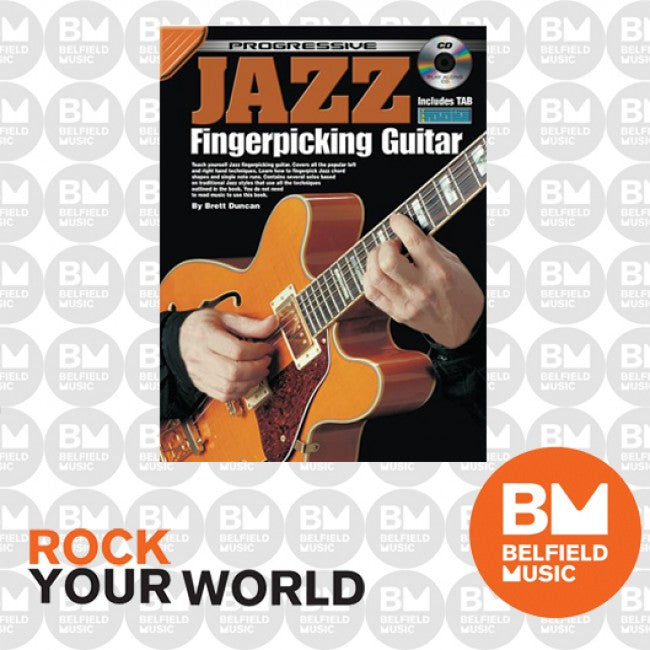 Progressive Books 69376 Jazz F/Picking Guitar CD