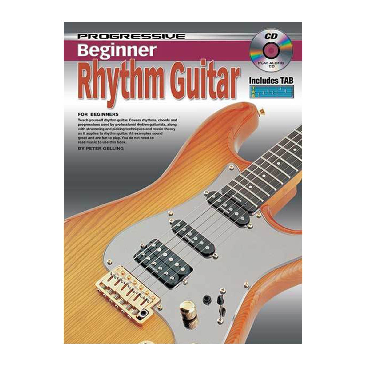 Progressive Books 69382 Beginner Rhythm Guitar Book/Cd