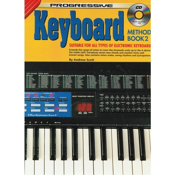 Progressive Books 72638 Electronic Electric Keyboard Book 2 CD Buy