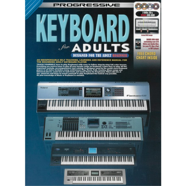 Progressive Books 11808 Progressive Keyboard - ADULTS KPPKA