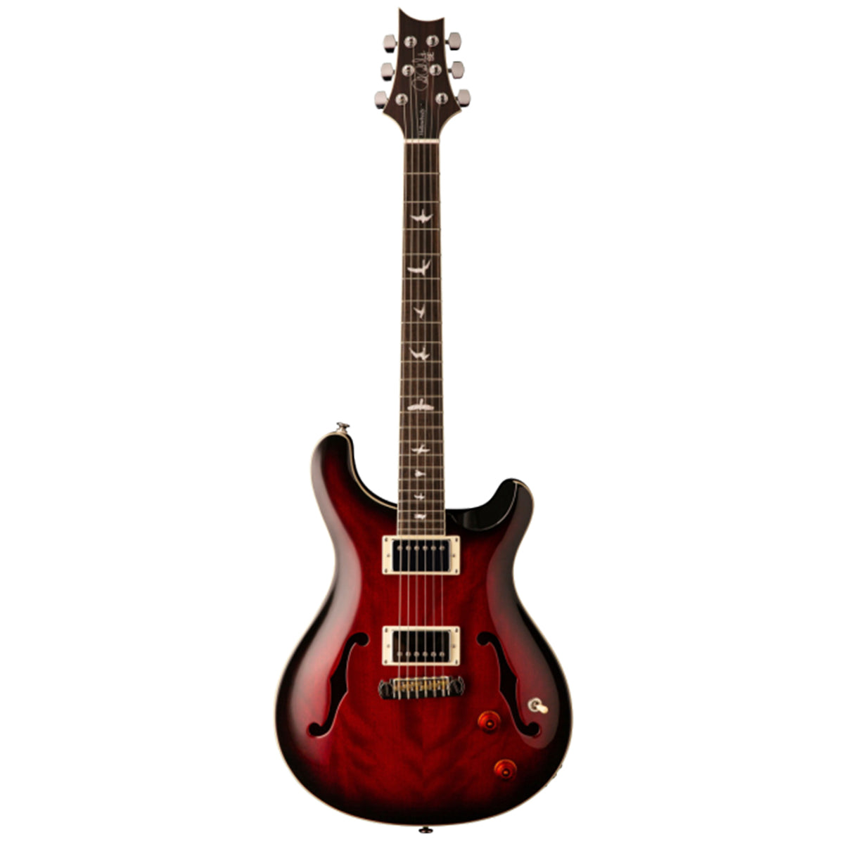 PRS Paul Reed Smith SE Hollowbody Standard Electric Guitar Fire Red Burst