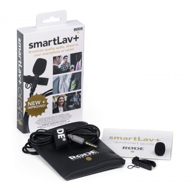 Rode SmartLav+ Microphone Professional Grade Omnidirectional Lavalier Lapel Mic
