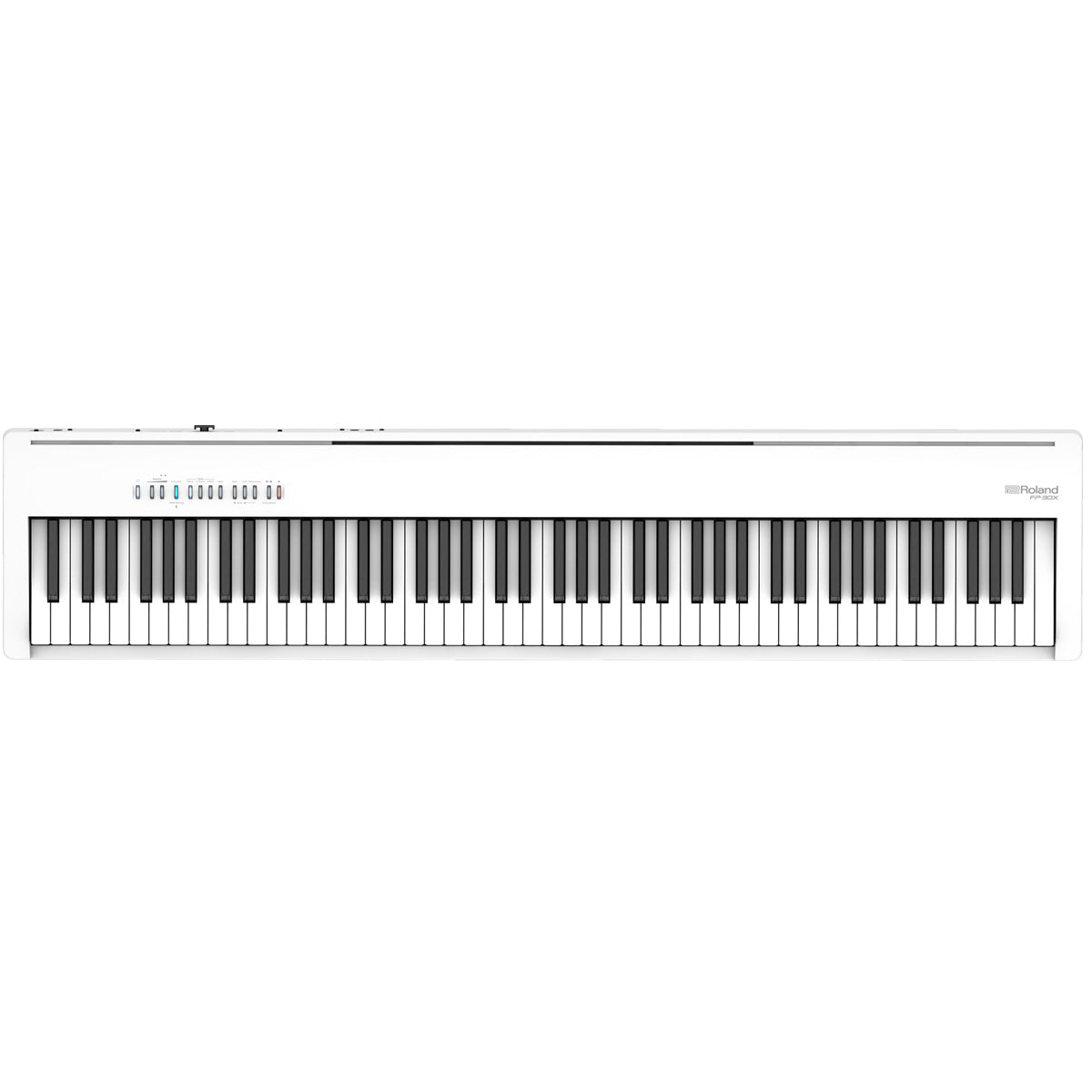 Roland FP-30X Digital Piano Kit White w/ Stand & Pedal Board