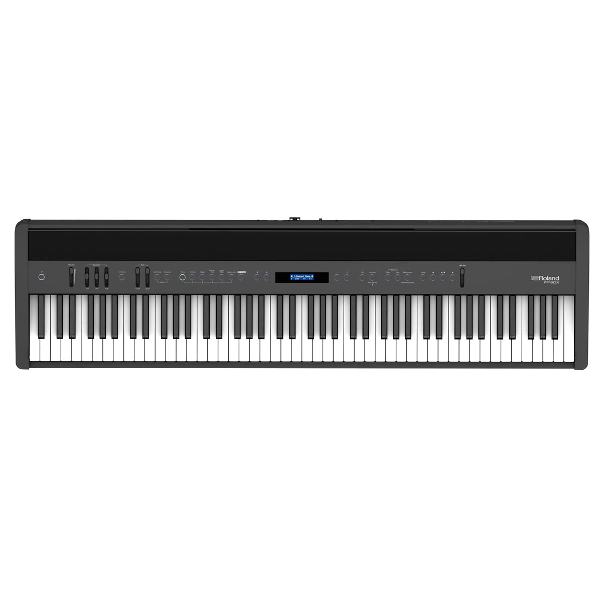 Roland FP-60X Digital Piano Kit White w/ Stand & Pedal Board