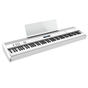 Roland FP-60X Digital Piano Kit White w/ Stand & Pedal Board