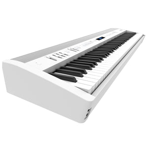 Roland FP-60X Digital Piano Kit White w/ Stand & Pedal Board