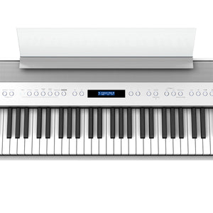 Roland FP-60X Digital Piano Kit White w/ Stand & Pedal Board