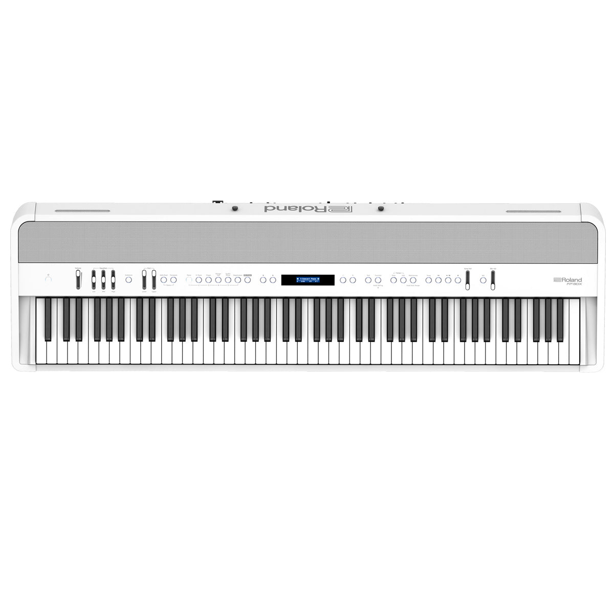 Roland FP-90X Digital Piano Kit White w/ Stand & Pedal Board