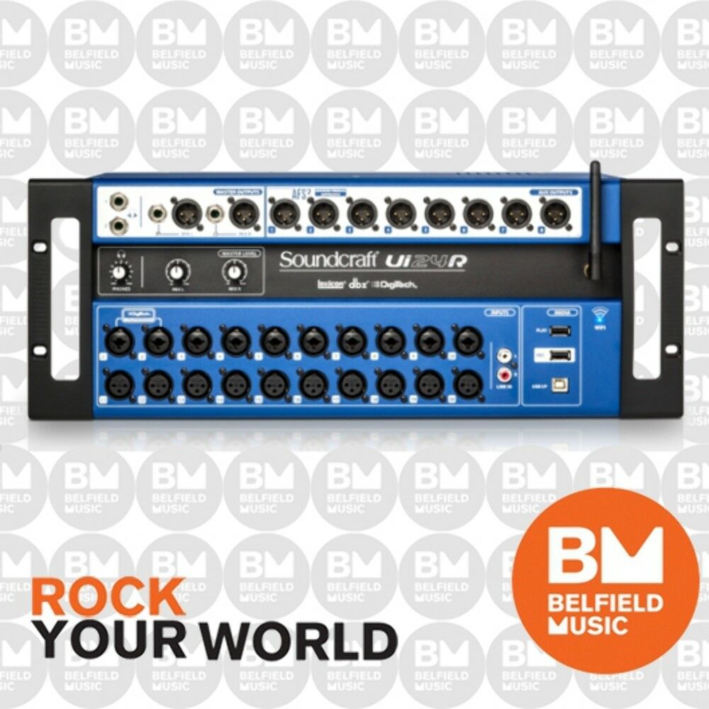 Mixer Digitale Soundcraft Ui24R - 24 Canali, Registrazione Multitraccia, Wi-Fi Integrato - Foto 6
