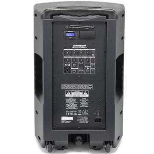 Samson Expedition XP312W Portable PA System 300w 12'' w/ Wireless Microphone, Bluetooth & Rechargable Battery